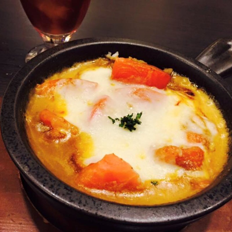 3種のチーズと完熟トマトの焼きカレー(サロン ド チャイ 東武船橋店 （SALON de CHAI【旧店名】天馬カリー）)