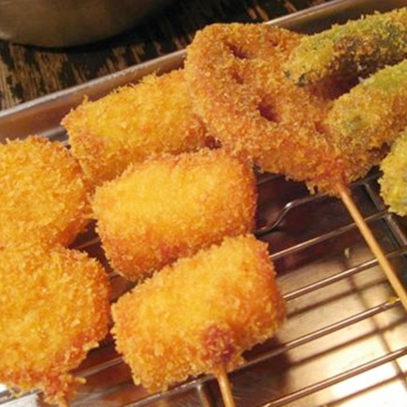 山の幸セット(くし家 /Oosaka Kushikatu Restaurant)