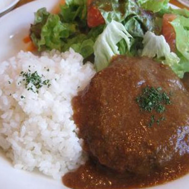 炭火焼ハンバーグプレート(Grill House GREEN)