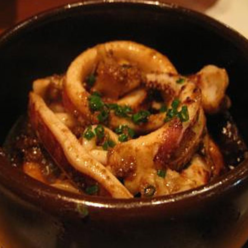 いかゲソ肝焼き(旬鮮炭火焼 獺祭 （だっさい）)