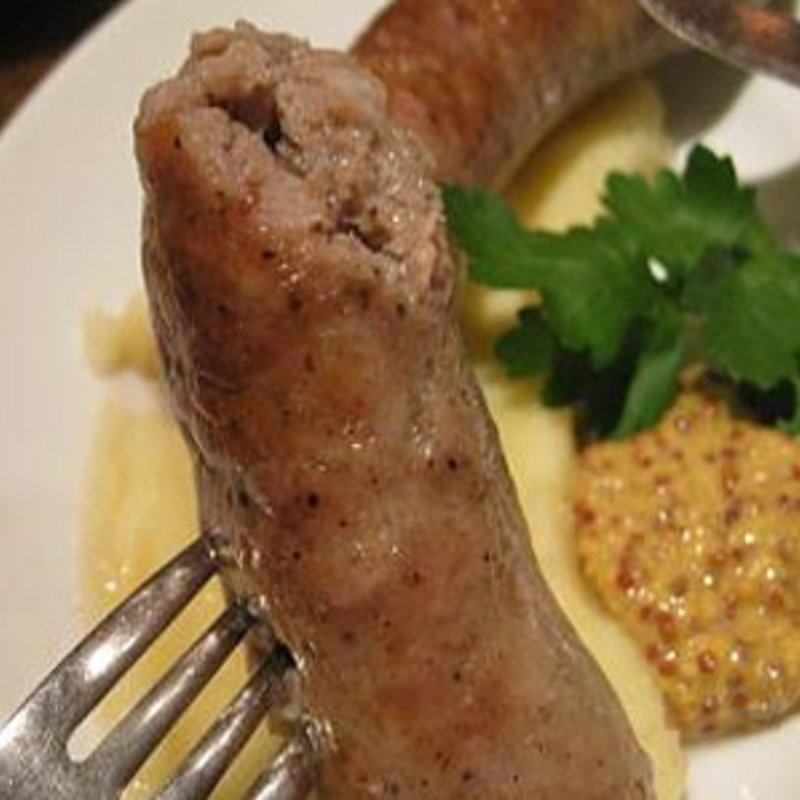 25cm！自家製ソーセージ(横浜ワインバル 青木酒店 本店)