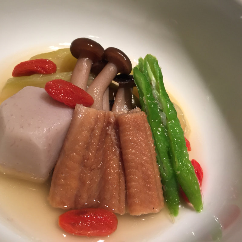 江戸前穴子と里芋(しろう)