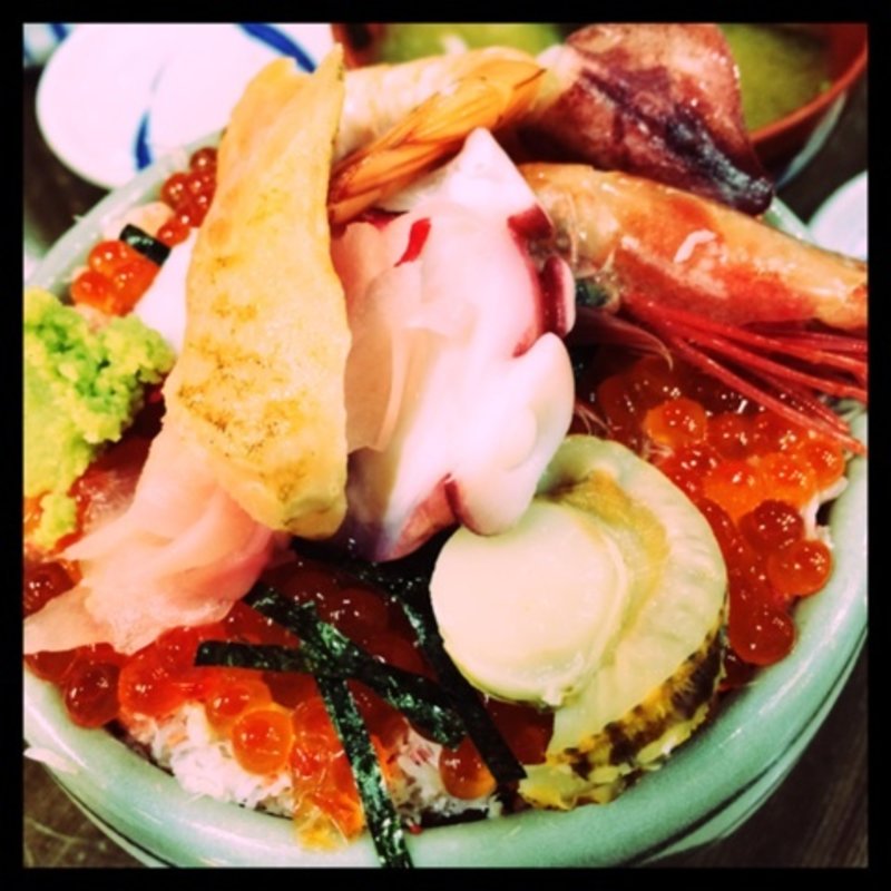 カニいくらどん(お食事処 東光庵)