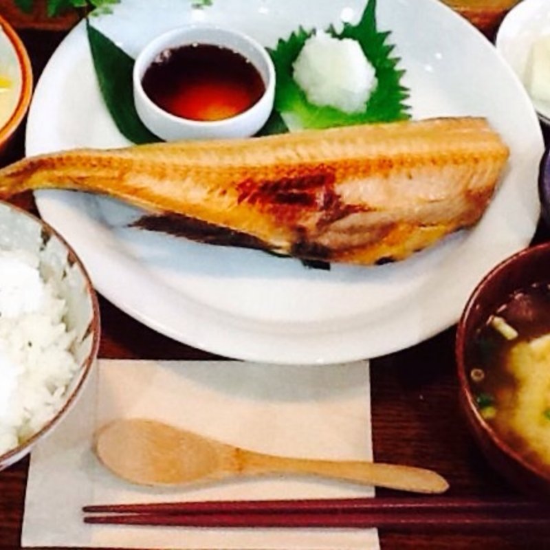 シマホッケの定食(toto kitchen)