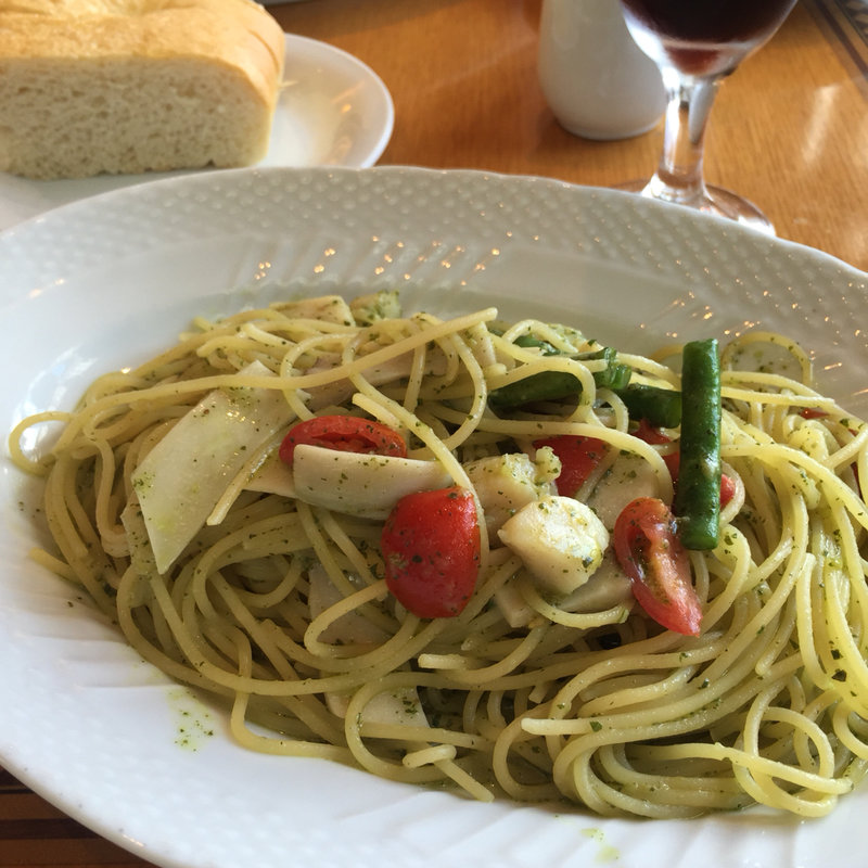 帆立とトマトのジェノベーゼ(コルティブォーノ 東京 （TRATTORIA Coltibuono）)