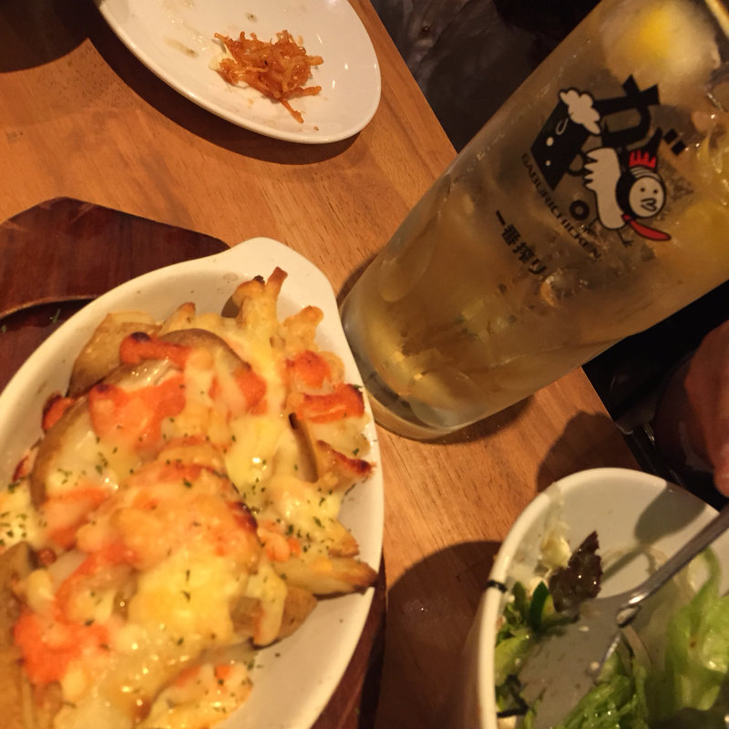 明太子チーズポテト(がブリチキン。新橋店)