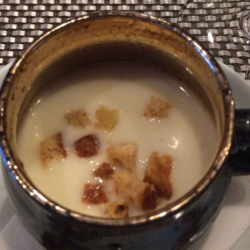 前菜 ジャガイモのビシソワーズ(森サンジョヴェーゼ )