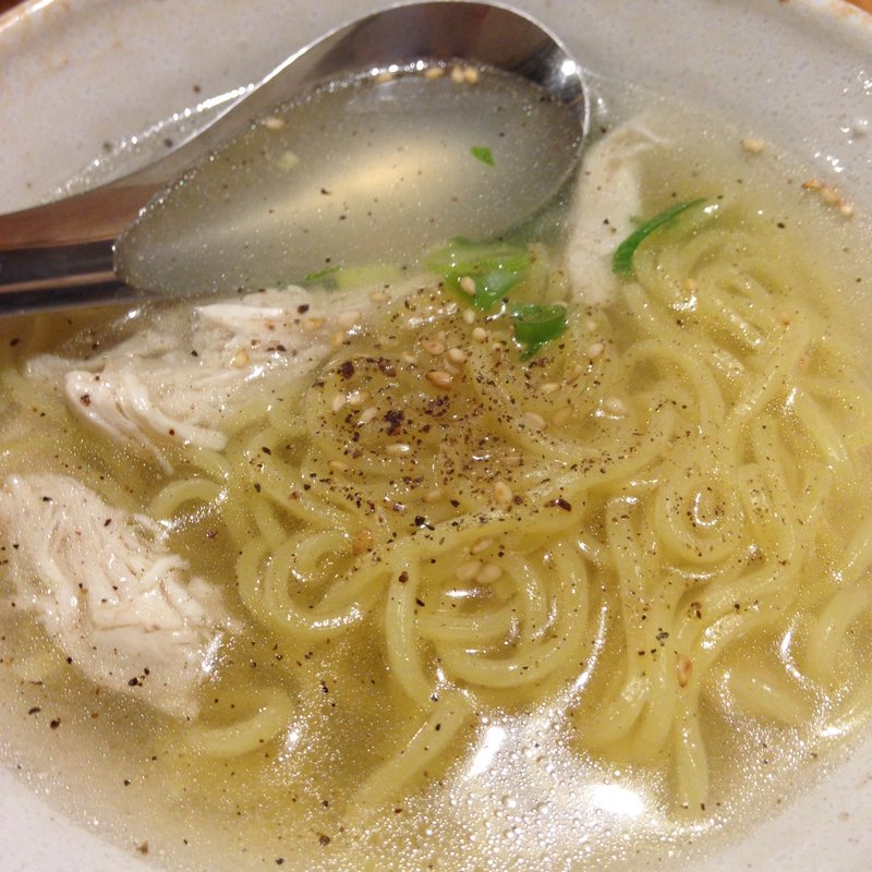 鶏塩ラーメン(とりやき源氣 綱島店)