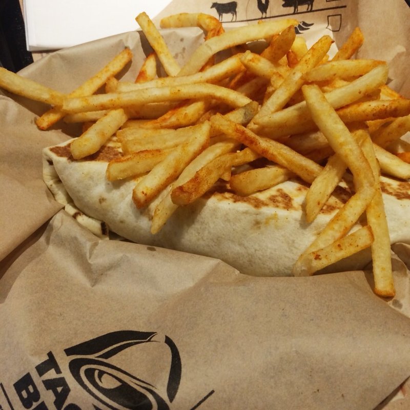 ファヒータブリトー コンボ(タコベル 渋谷道玄坂店)