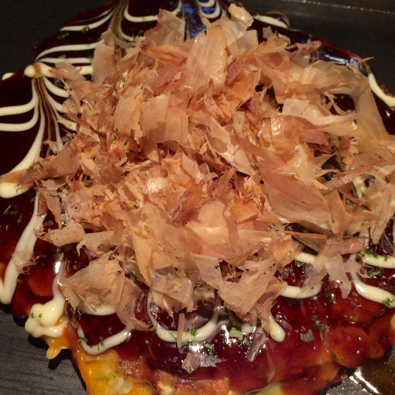 豚肉のお好み焼き(京ちゃばな なんば道頓堀店)