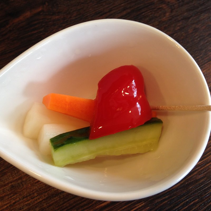 薄味のカラフルピクルス(positive cafe)