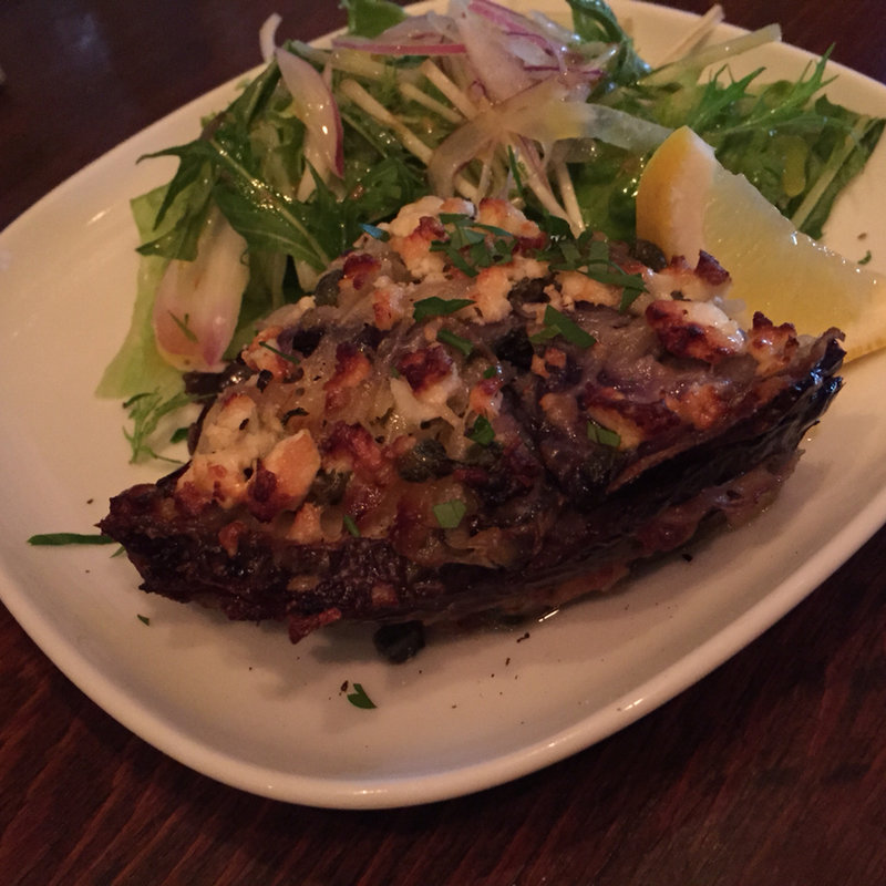 イングリッシュベーコン茄子のムサカ(The Clapham Inn（ザ・クラッパムイン）)