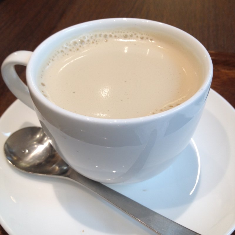 ブルボンヴァニラの無糖ミルク珈琲(上島珈琲店 アークヒルズ仙石山店 )