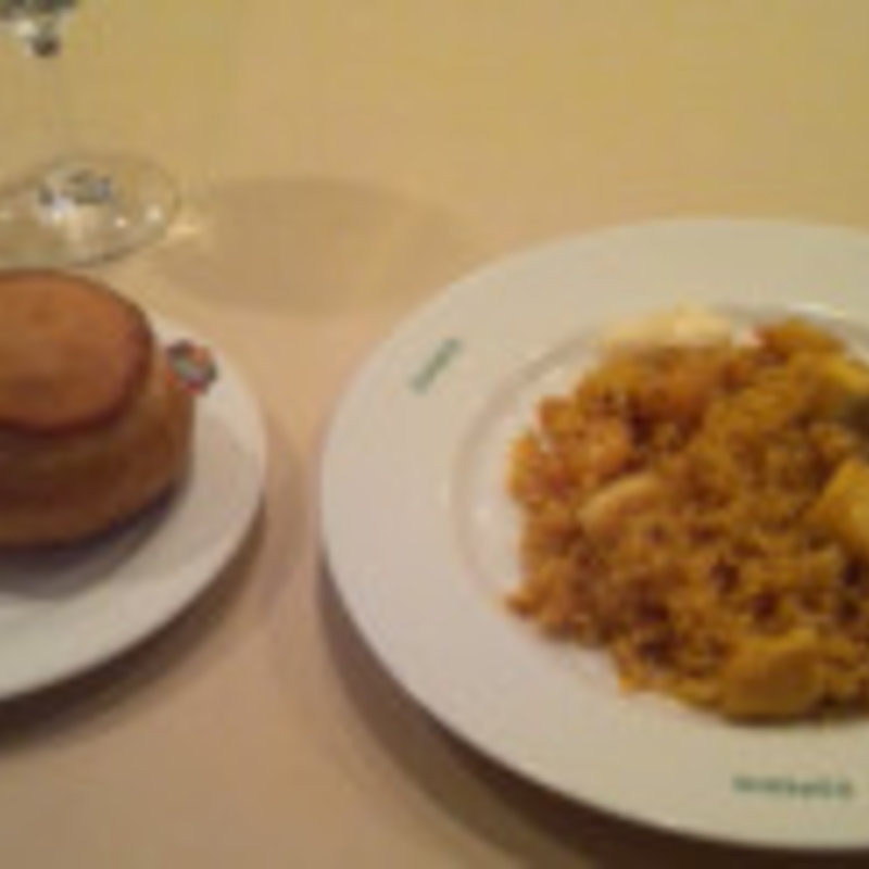 シーフードのパエジャ　（日替わりランチ）(スペイン料理銀座エスペロ みゆき通り店)