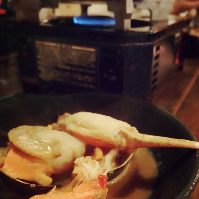 雲丹の黄金鍋(魚屋がぶ)