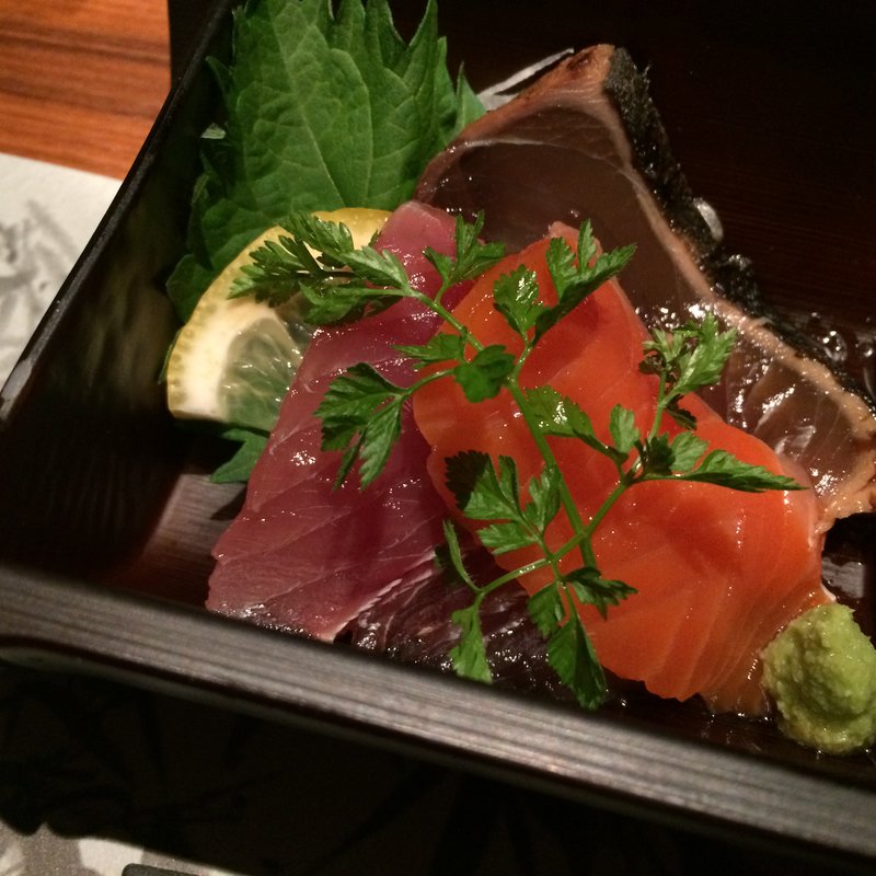 鮮魚の盛り合わせ(銀座かみしろ)