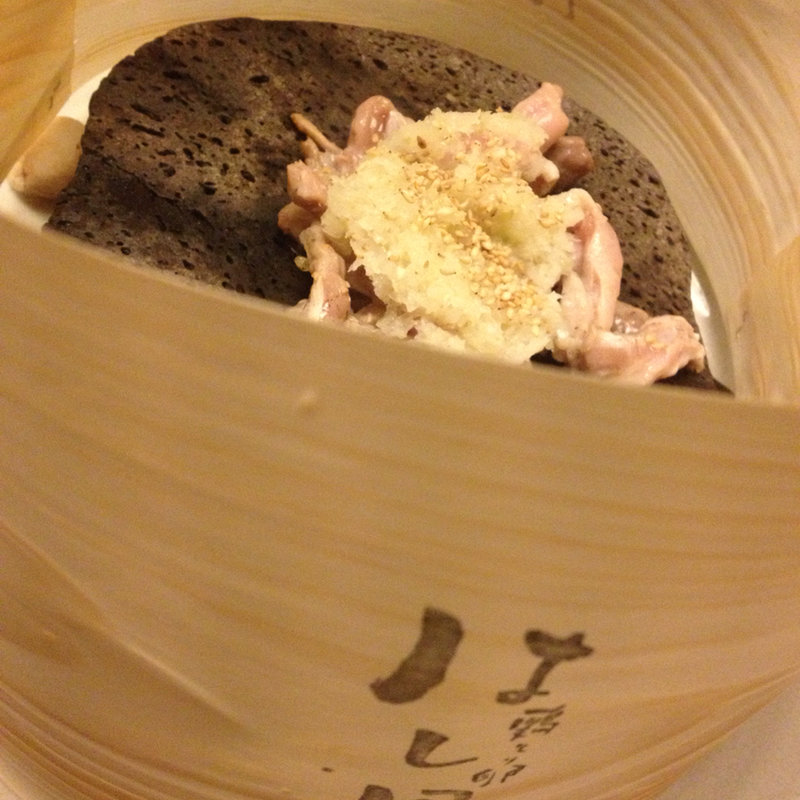 丹波地鶏せせりのねぎ塩石焼(はし田屋 中目黒店 )