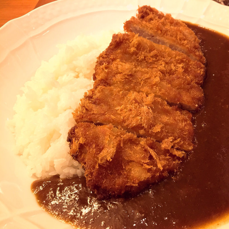 プラチナポークカツカレー(ドンピエール東京エクスプレスカレー)