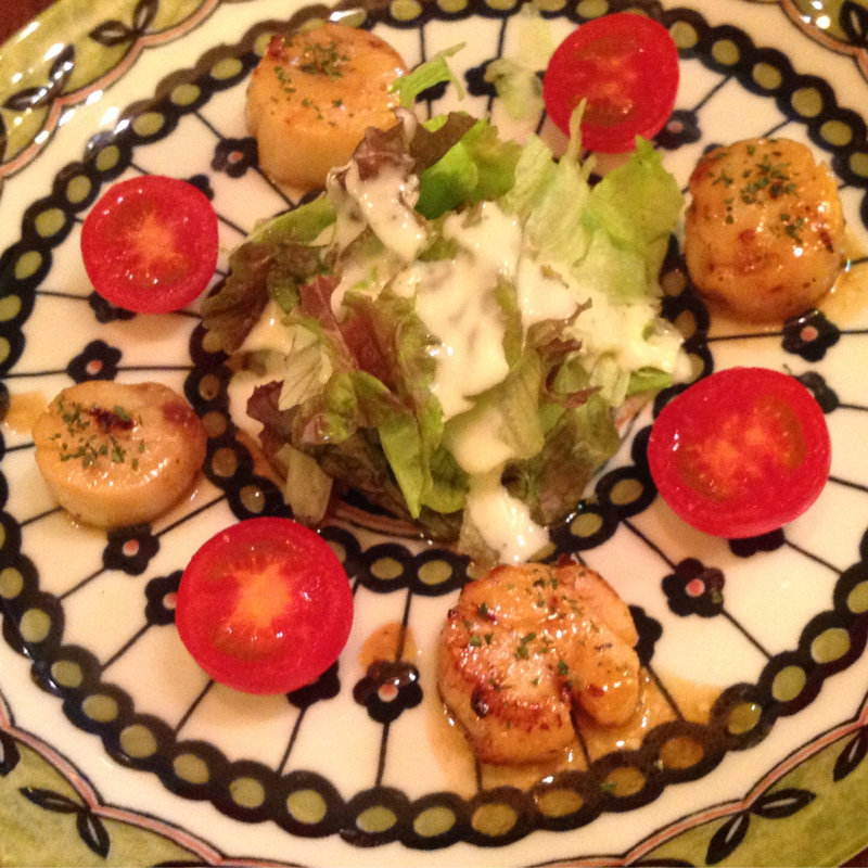 ホタテのバター醤油ソテー(Mexican SABO)