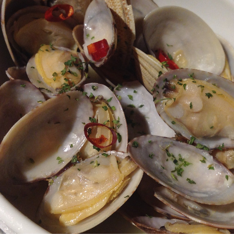 あさりのテキーラ蒸し(Mexican SABO)