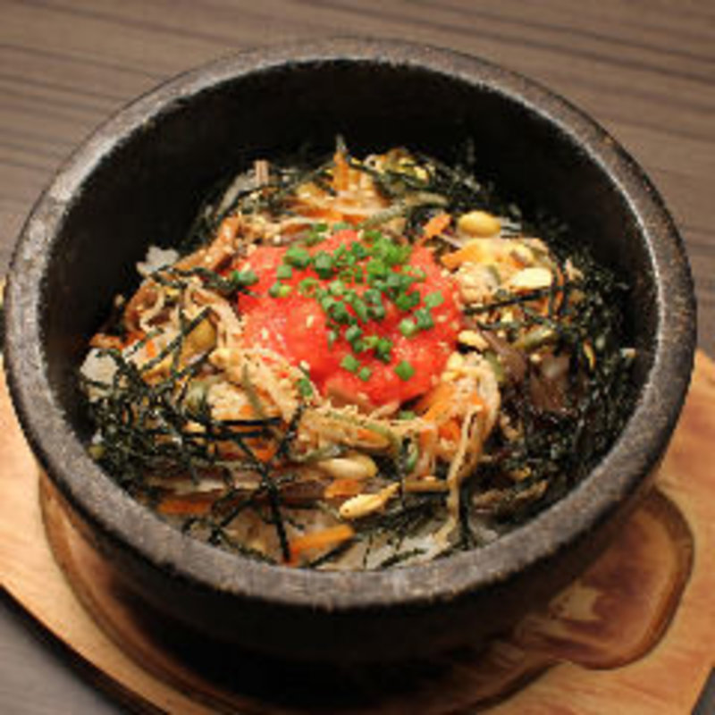 石焼き明太高菜ビビンバ(はなれ （【旧店名】ほのか　お忍び個室ダイニング　錦糸町駅前店）)