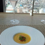 ソラシード　カボチャの冷製スープ(ラ・ソラシド フードリレーションレストラン (LA SORA SEED FOOD RELATION RESTAURANT))