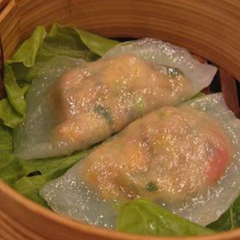 タラバ蟹入り潮州風蒸し餃子　米果(中国旬菜 茶馬燕)