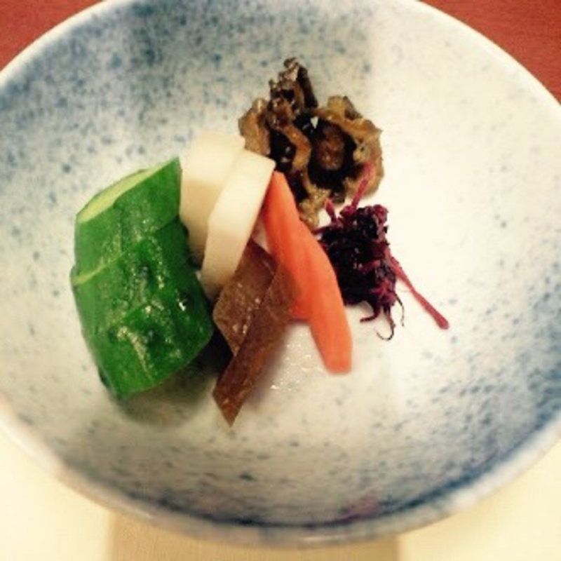 本日のお新香(ぬりや)