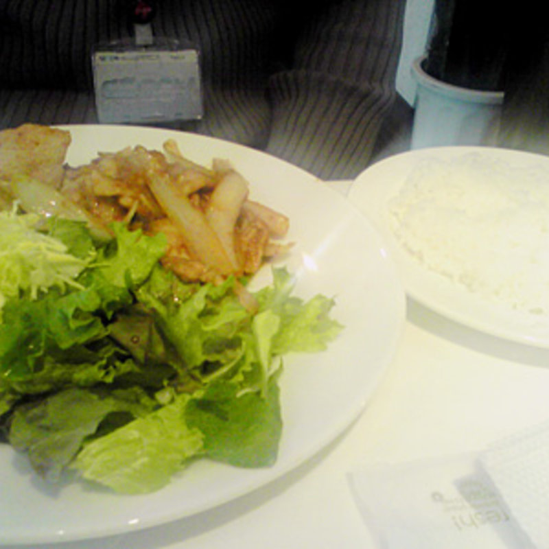 豚バラ肉の生姜焼き(ラ・カズッチャ)