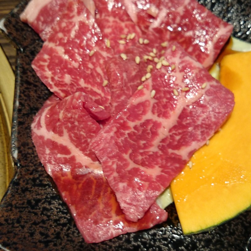 黒毛和牛ロース定食(焼肉市場 みや)