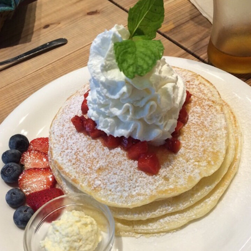 パンケーキ(ハワイアンスタイル Ohana Cafe)