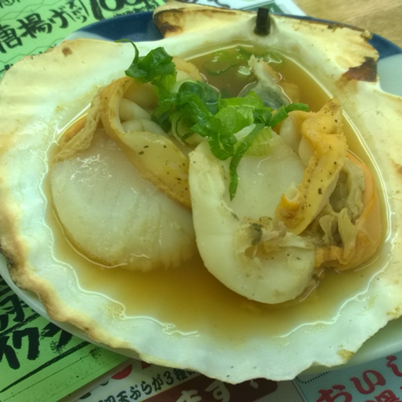 焼き帆立(魚庭 本店)