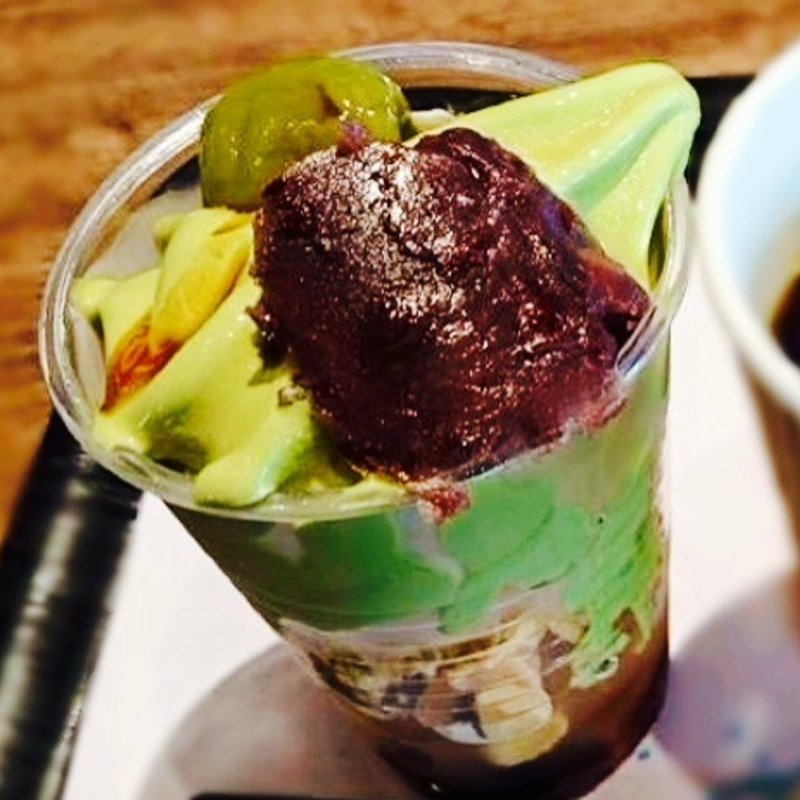 ぷるぷる抹茶ぱふぇ（ミニ）(甘味堂 む （KANMIDOU Mu）)