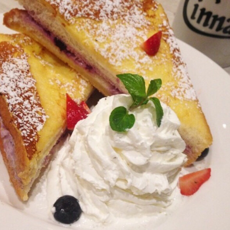 ブルーベリーフレンチトースト(シナモンズ横浜店)