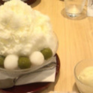 練乳かき氷(よーじやカフェ 三条店 )
