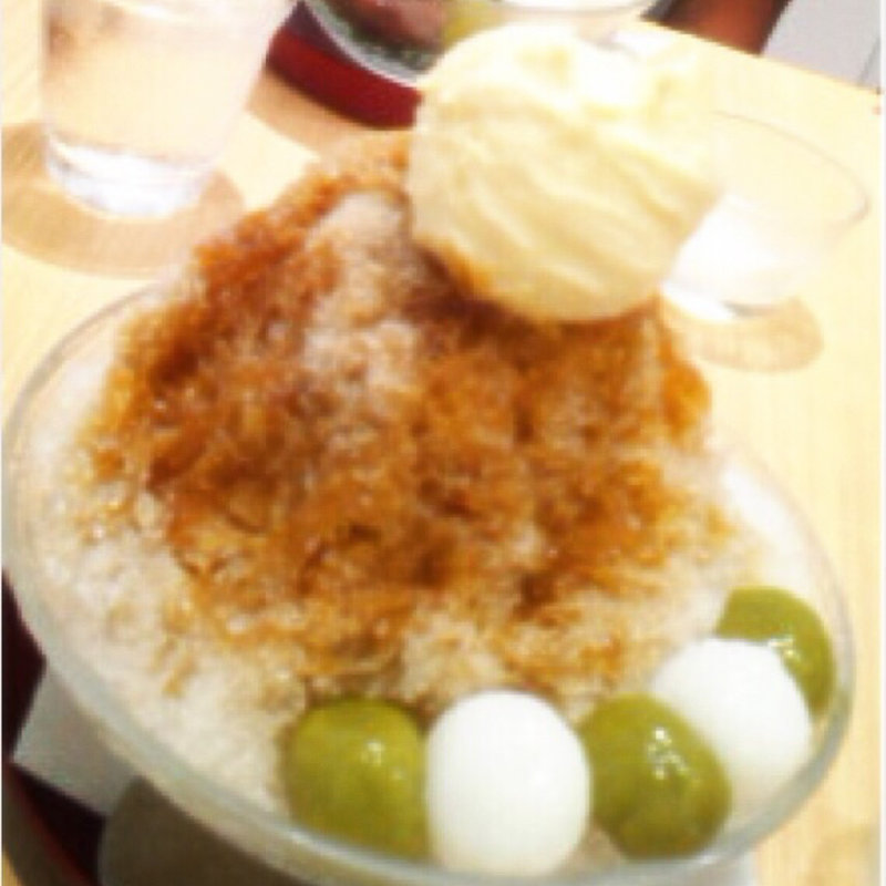 黒蜜かき氷(よーじやカフェ 三条店 )