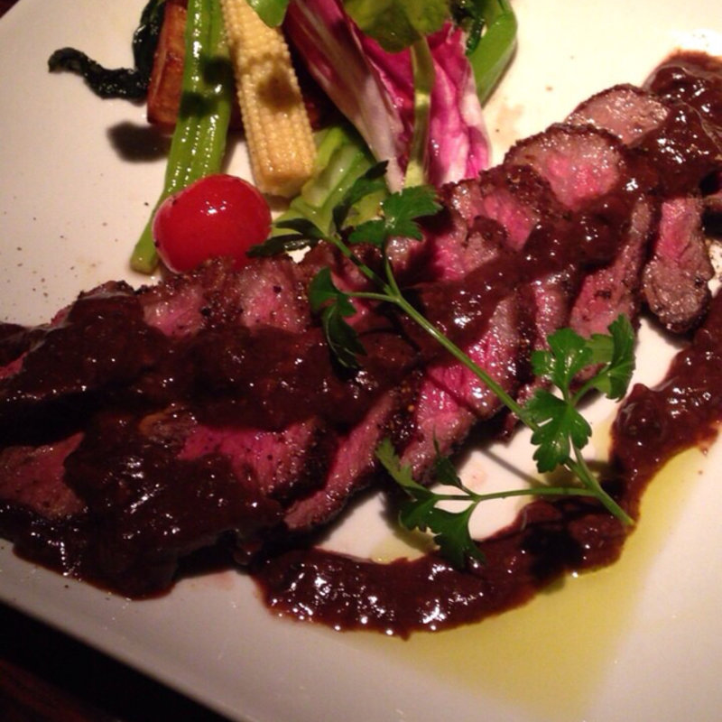 黒毛和牛とイチボのタリアータ(スミヤ （SUMIYA）)