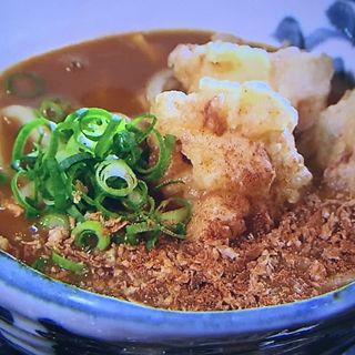 とり天カレーうどん(たけうちうどん店 )