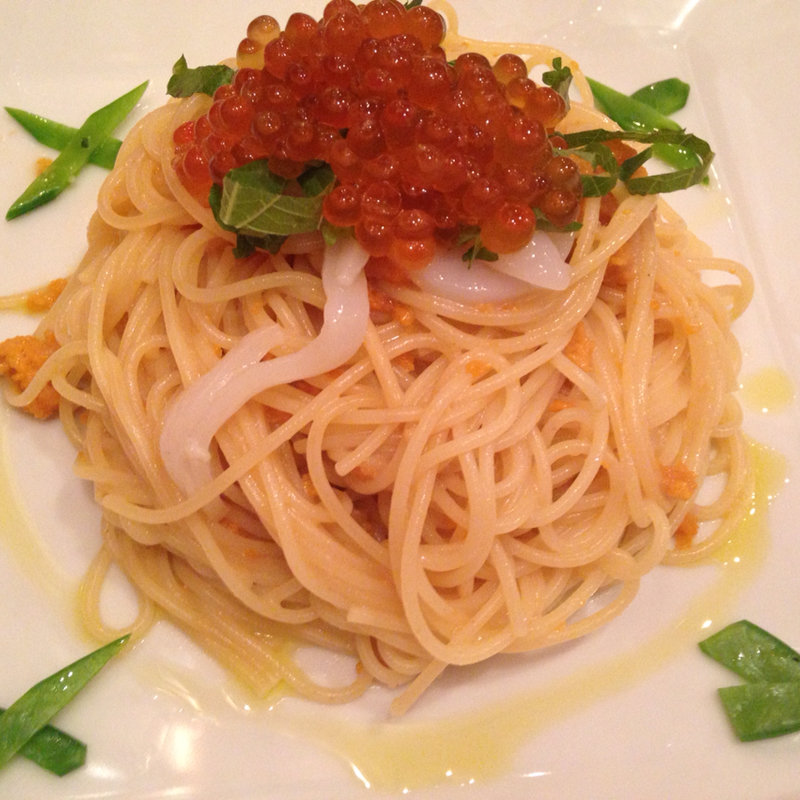 冷製イクラのパスタ(TO THE HERBS 藤沢店)