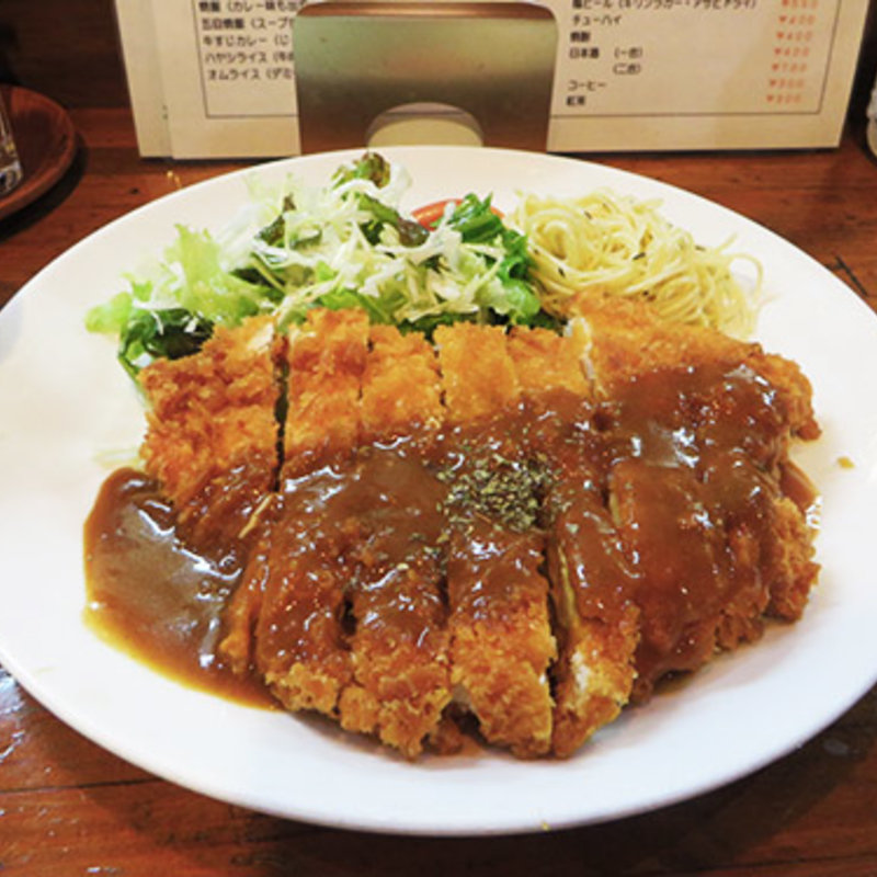 チキンカツ定食(蔓桔梗)