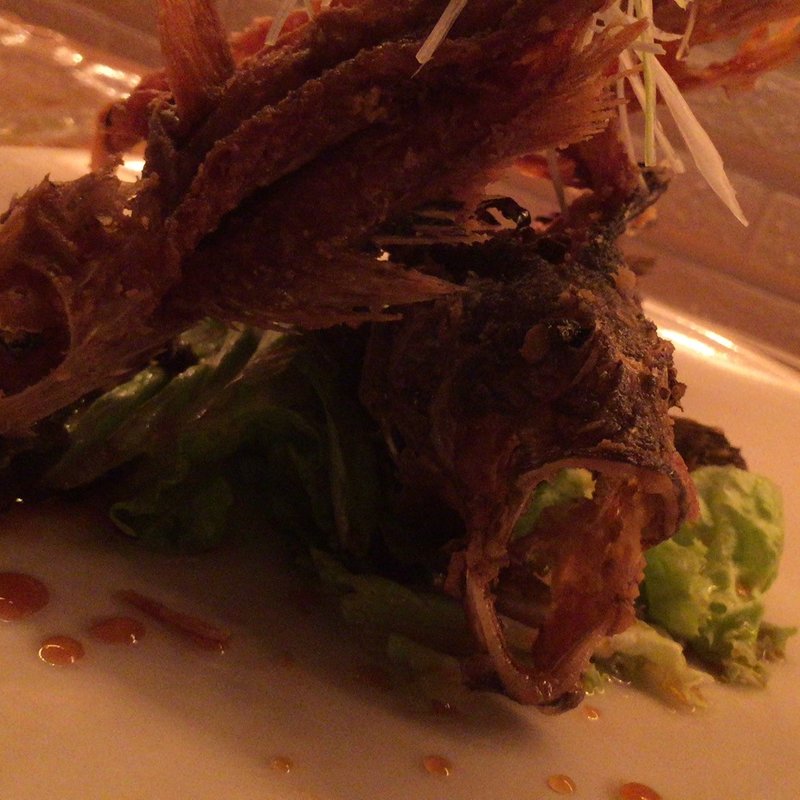 雑魚のカリカリから揚げ(錨屋 （無国籍ビストロ錨屋Ikariya）)