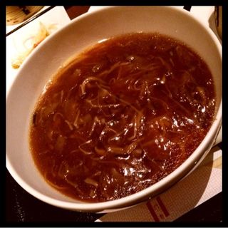 フカヒレあんかけ麺セット(過門香 上野バンブーガーデン店)