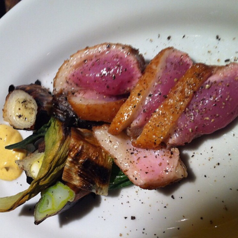 鴨と下仁田ねぎのソテー(渋谷道玄坂ドラエモン （DRAEMON）)