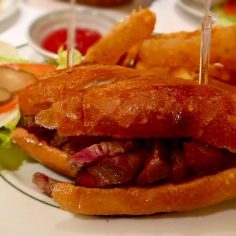 ステーキサンドイッチ(ウルフギャング・ステーキハウス by ウルフギャング・ズウィナー 大阪店)