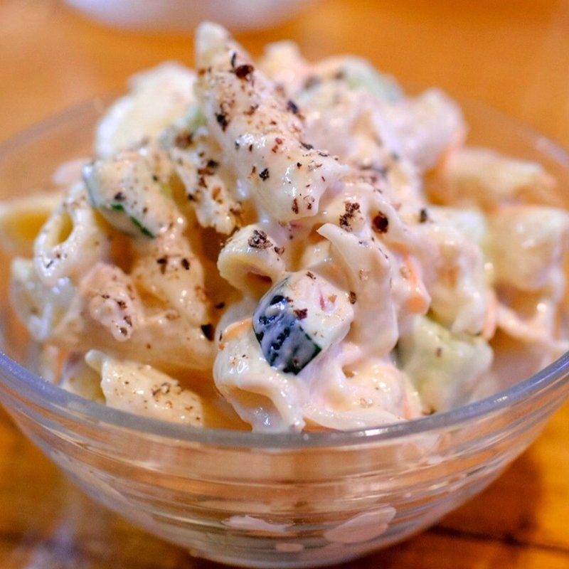 たっぷり玉子のマカロニサラダ(うちのおかん時々おとん)