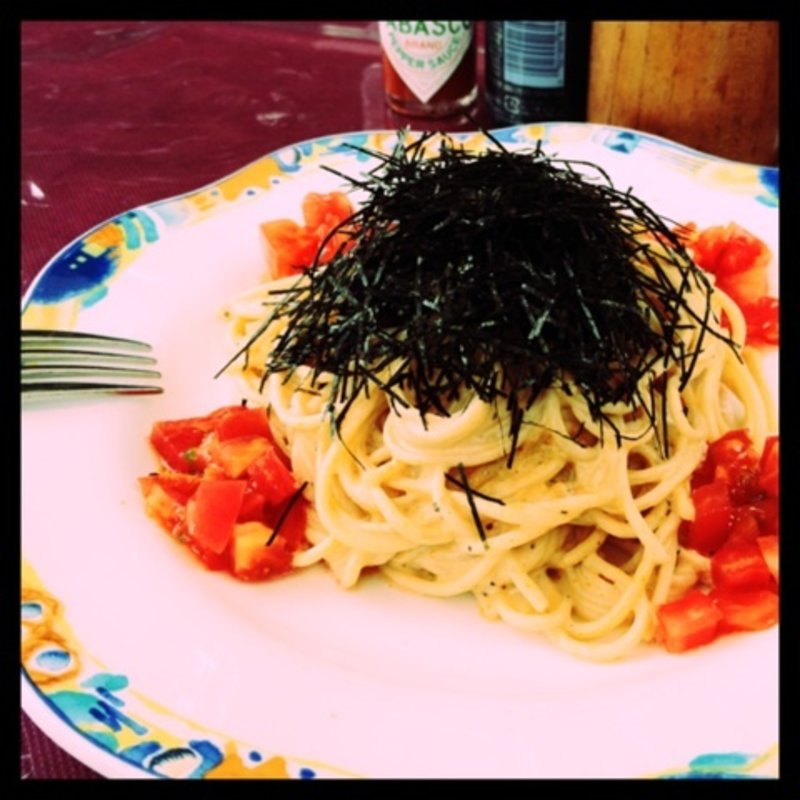 ウニクリームの冷製パスタ(日比谷パークセンター)