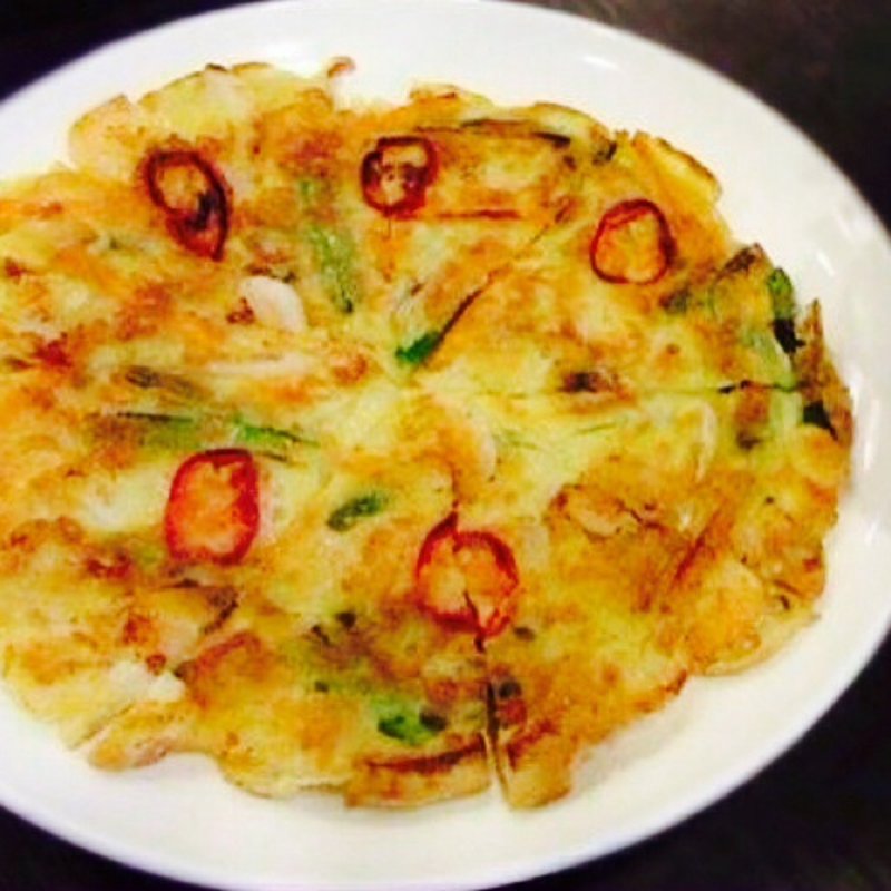 海鮮チヂミ(韓食堂 モクチャ)