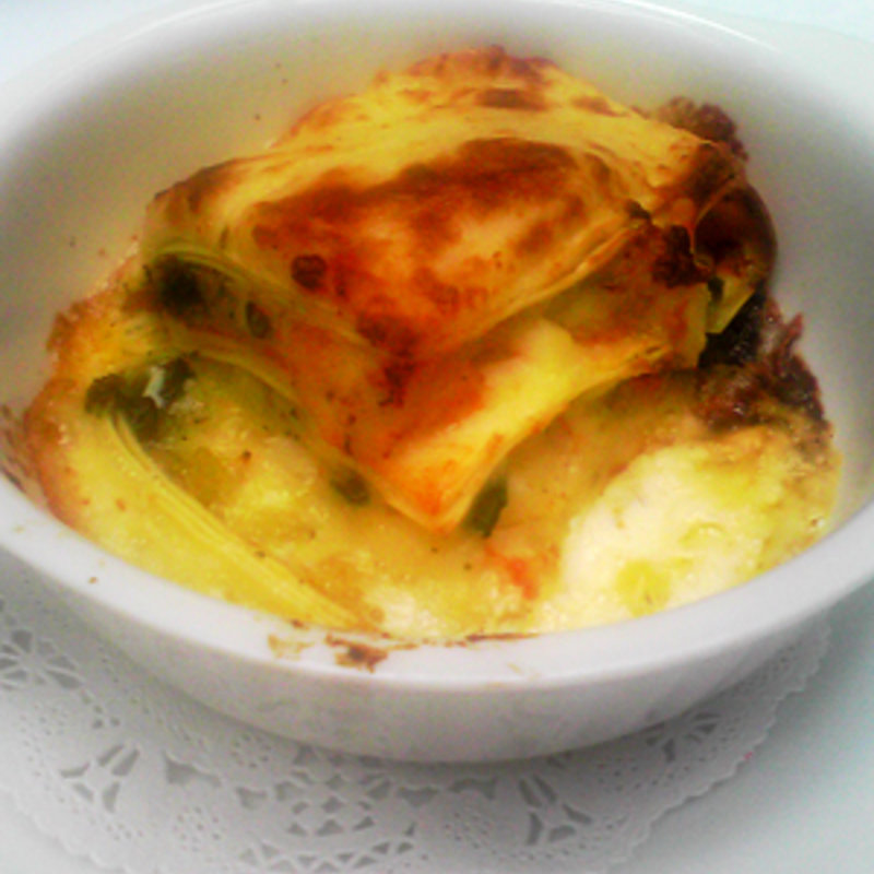 エビとバジリコペーストのラザニア(イル・ブッテロ )