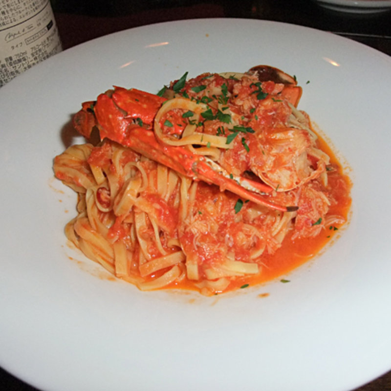 ずわい蟹のトマトクリームパスタ(NOS bar&dining （ノスバーダイニング）)