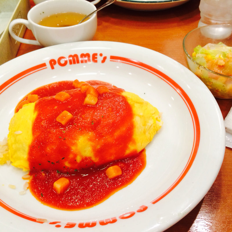 ケチャップオムライス(ポムの樹 ユニバーサルシティウォーク店)